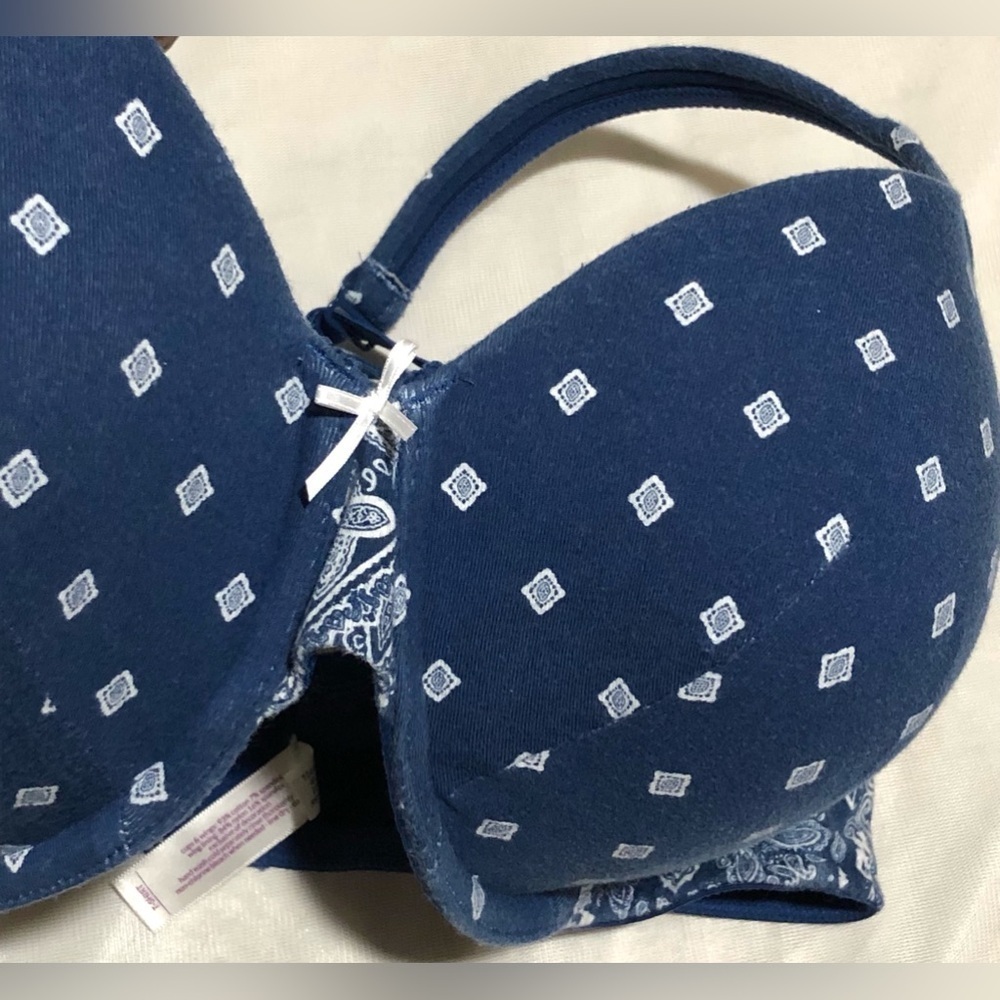 CACIQUE T-Shirt Blue Bra - Picture 3 of 10